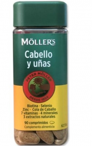 Mollers cabello y uñas 90 comprimidos