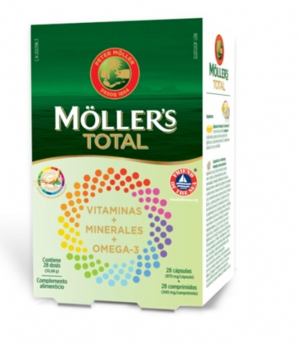 Mollers Total Multivitamínico 90 comprimidos