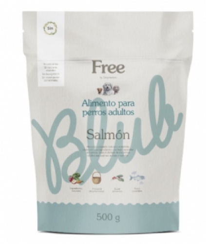 DingoNatura Free Pienso para perro adulto salmón 500g