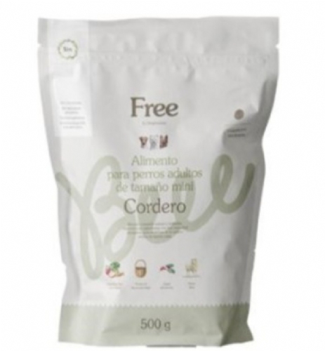 Dingo Free Pienso para perro adulto cordero 500g