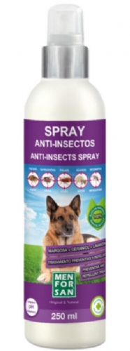 Menforsan Spray anti-insectos para perros 250ml