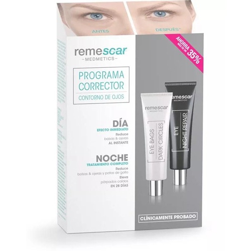 Remescar programa corrector contorno de ojos día párpados caídos noche 2x8ml