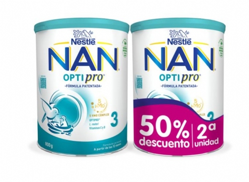 NAN Optipro 3  Pack AHORRO 2 envases x 800g