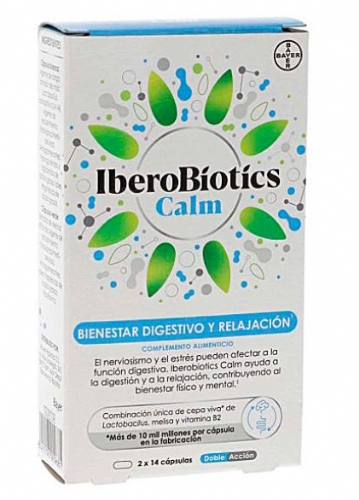IberoBiotics Calm 14 cápsulas verdes + 14 cápsulas blancas