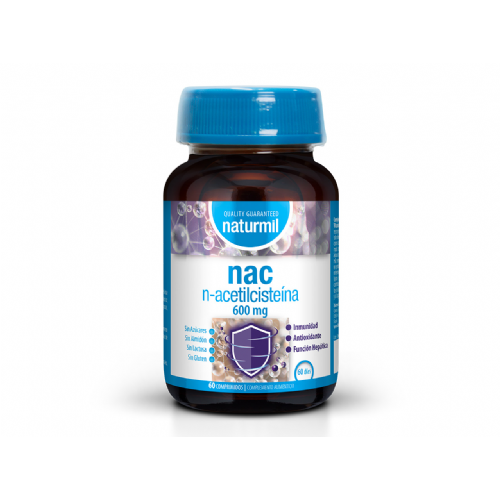 Naturmil nac (n-acetilcisteina) 600mg  60 comprimidos