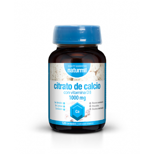 Naturmil citrato de calcio con vit d3 1000mg 120 comp