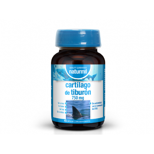Naturmil cartilago de tiburon 750 mg 45 capsulas