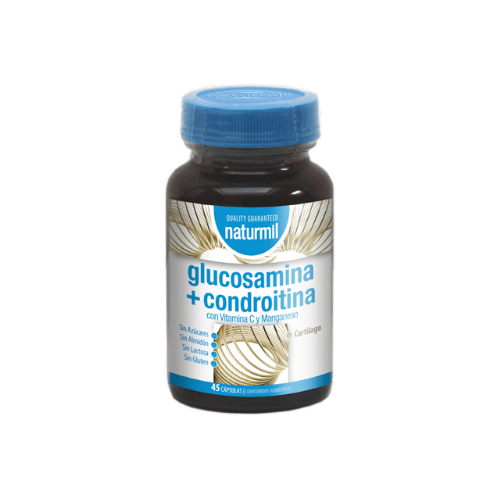Naturmil glucosamina condroitina vit c y mg 45 capsulas