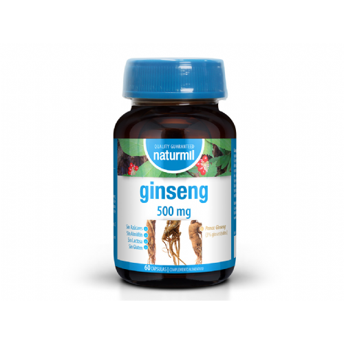 Naturmil ginseng 500 mg 60 capsulas