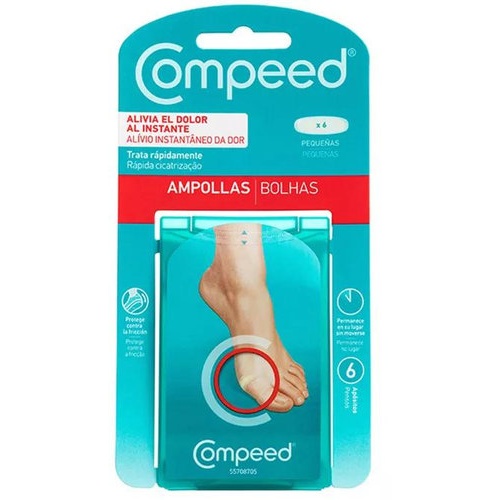 COMPEED AMPOLLAS - HIDROCOLOIDE (T- PEQ 6 U)