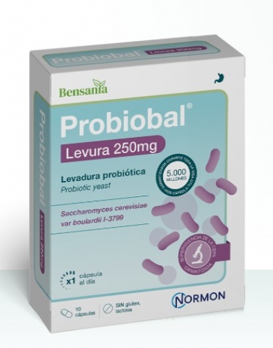 Probiobal Levura 250mg 10 cápsulas