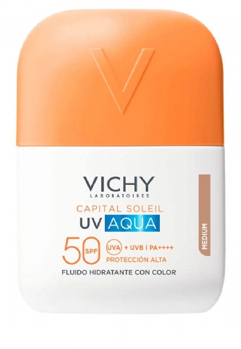 Vichy Capital Soleil UV Aqua Fluído Hidratante SPF50 Color medio 50 ml