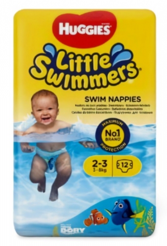 Huggies Little Swimmers Pañal bañador Talla 2-3 12ud