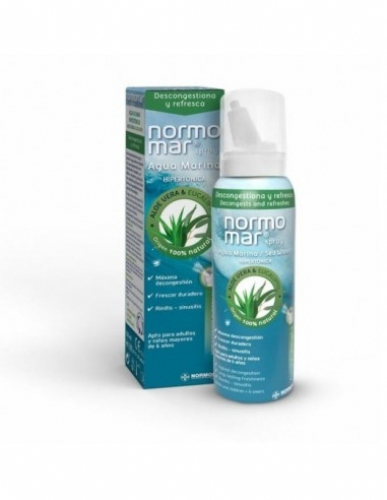 Normomar spray nasal descongestivo  1 spray 120 ml aloe vera eucalipto