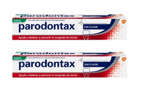 Parodontax Sin flúor Pasta Dentífrica 2 tubos x 75 ml