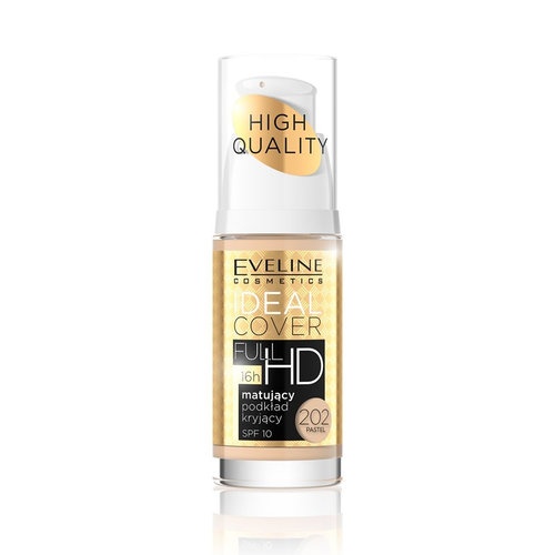 Eveline ideal cover full hd maq matificante nº202 pastel 30ml