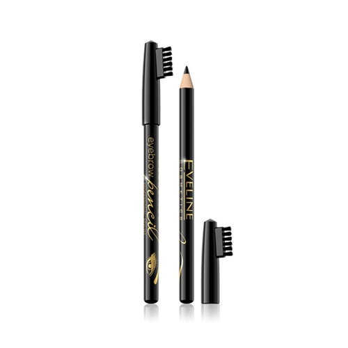 Lapiz de cejas negro con cepillo