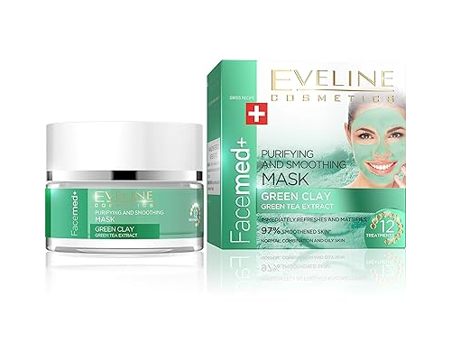 Mascarilla purificante suavizante con arcilla verde 50ml