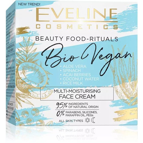 Bio vegan crema facial dia/noche multi-hidratante 50ml