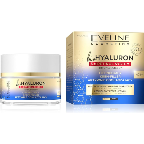 Eveline Bio Hyaluron 3x Retinol System Ultra-hidratante 40+ 50ml