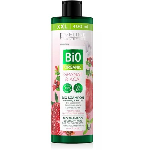Bio organic champu granada y acai cabello teñido 400ml