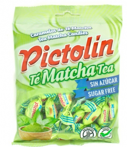 Pictolín Caramelos Té Matcha sin azúcar 65g