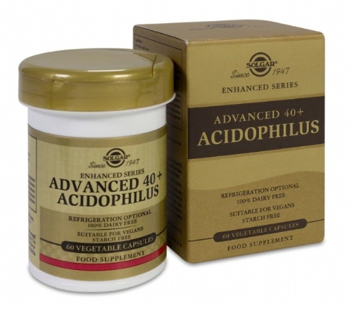 Solgar Advanced 40+ Acidophilus 60 cápsulas 