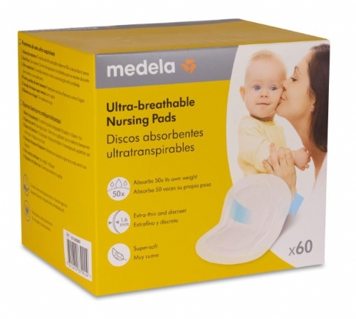 Medela Discos Absorbentes Desechables Safe & dry Ultra thin 60 ud