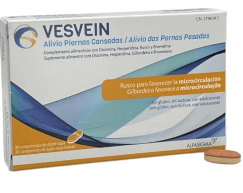 Vesvein Alivio Piernas Cansadas 30 comprimidos doble capa