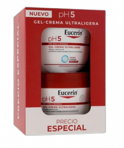 Eucerin pH5 Gel-Crema Ultraligera Duplo 2ud x 350ml