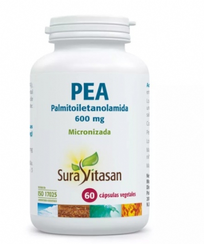 Pea 600mg 60 capsulas