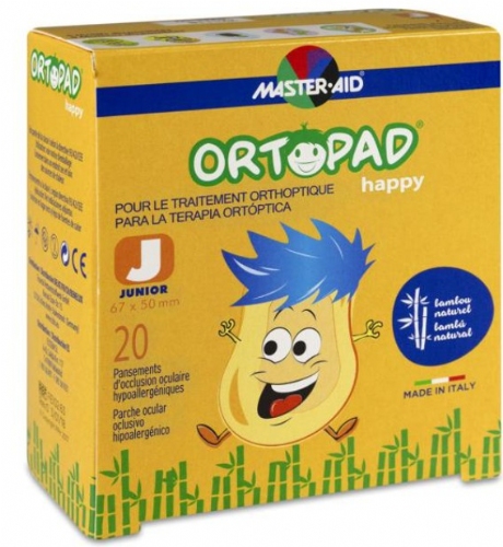 Ortopad Happy Parche Ocular junior 20 unidades