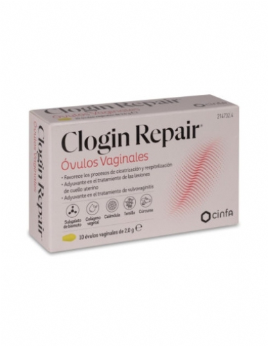 Clogin Repair Óvulos Vaginales 10 unidades