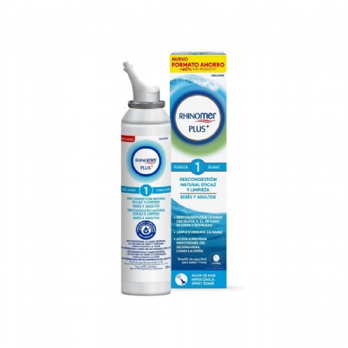 Rhinomer plus bebes y adultos fuerza 1 suave  1 spray 200 ml