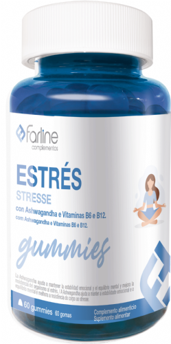 Farline complementos estres 60 gummies