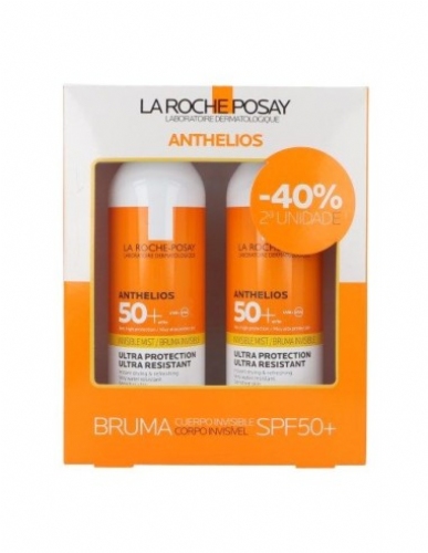 Pack anthelios fps50+invisible bruma 2 unidades 200ml(-40%  segunda unidad)