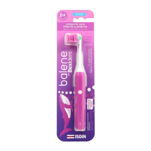 Cepillo dental junior balene by bexident 1 unidad dureza suave color lila