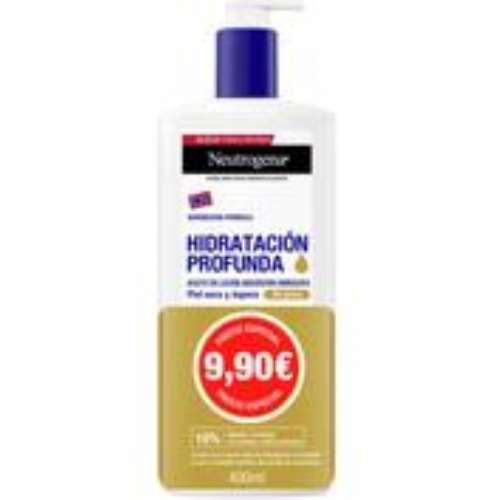 Neutrogena hidratacion profunda aceite en locion  1 envase 400 ml pack promocional