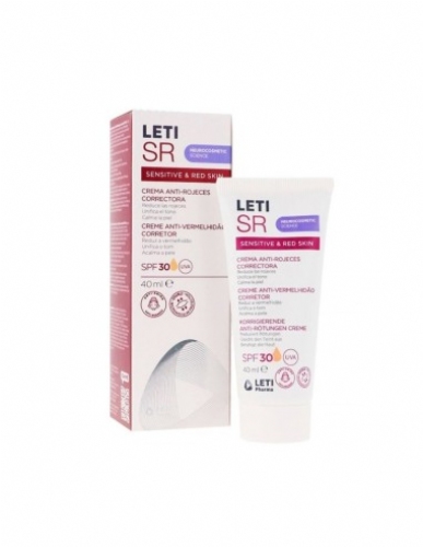 Letisr crema anti rojeces correctora spf 30  1 tubo 40 ml
