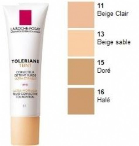 TOLERIANE FONDO DE TONO CORRECTOR FLUIDO - LA ROCHE POSAY (Nº 11 BEIGE CLAIR 30 ML)