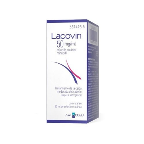LACOVIN 50 mg/ml SOLUCIÓN CUTÁNEA , 1 frasco de 60 ml