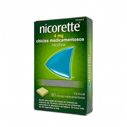 NICORETTE 4 mg CHICLES MEDICAMENTOSOS, 30 chicles