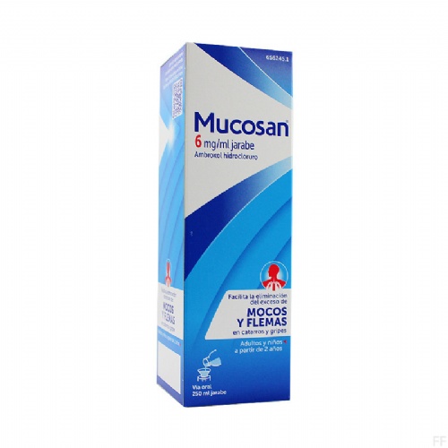 MUCOSAN 6 MG/ML JARABE, 1 frasco de 250 ml