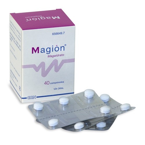 MAGION 450 mg COMPRIMIDOS MASTICABLES , 40 comprimidos