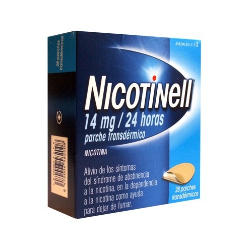 NICOTINELL 14 MG/24 HORAS PARCHE TRANSDERMICO , 28 parches