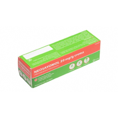 NEOSAYOMOL 20 mg/ g CREMA, 1 tubo de 30 g