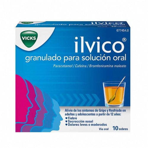 ILVICO GRANULADO PARA SOLUCION ORAL, 10 sobres
