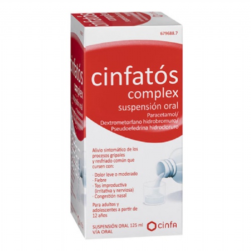 CINFATOS COMPLEX suspensión oral , 1 frasco de 125 ml