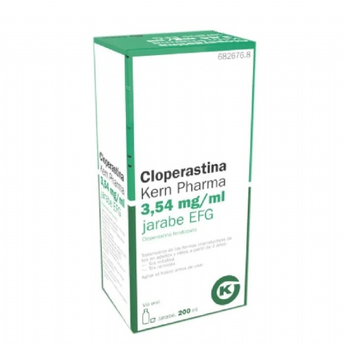 CLOPERASTINA KERN PHARMA 3,54 mg/ml JARABE, 1 frasco de 200 ml