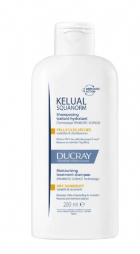 Ducray Squanorm Champú tratante anticaspa - Caspa seca (200 ml)